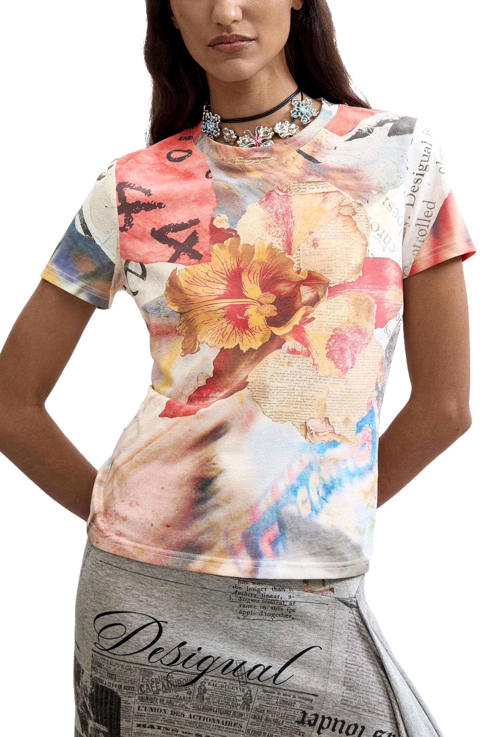 Desigual Damen Ts_Aisha T-Shirt (1er Pack)