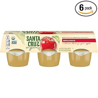 Santa Cruz Sauce, Apple, 4 oz (6 count)