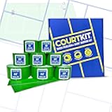 CourtKit Pickleball Court Marking Kit – Pre-Measured, Pre-Cut, Ready-to-Apply Pickleball Court Tape for Indoor & Outdoor, Waterproof, Easy Setup, No Residue, Portable, Line Kit, Floor Markers