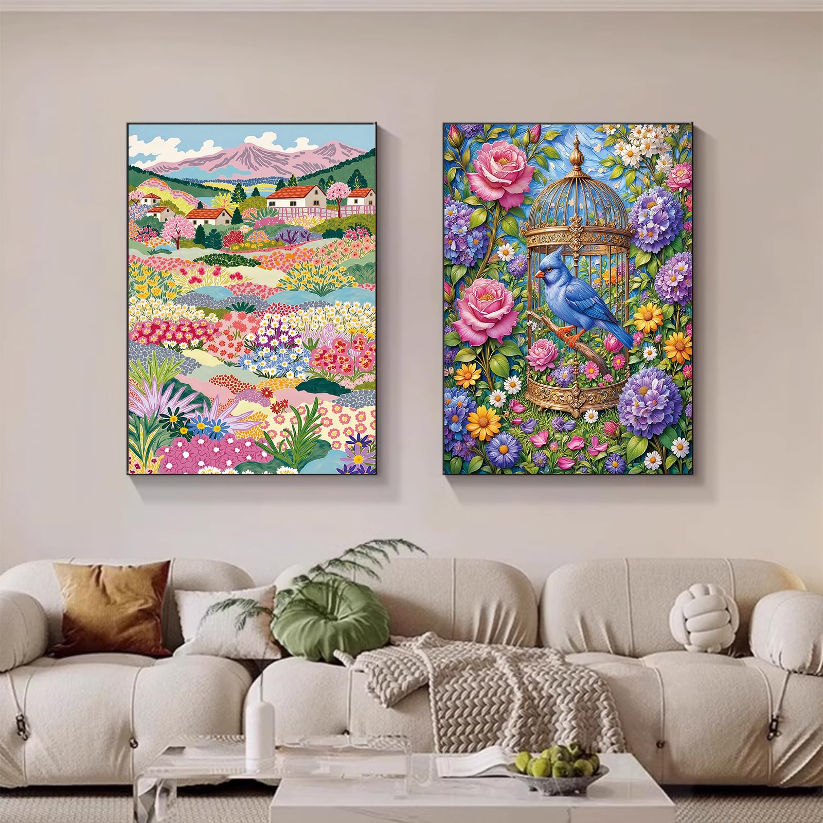 HUADADA Puzzle da 500 pezzi per adulti decorazione famiglia