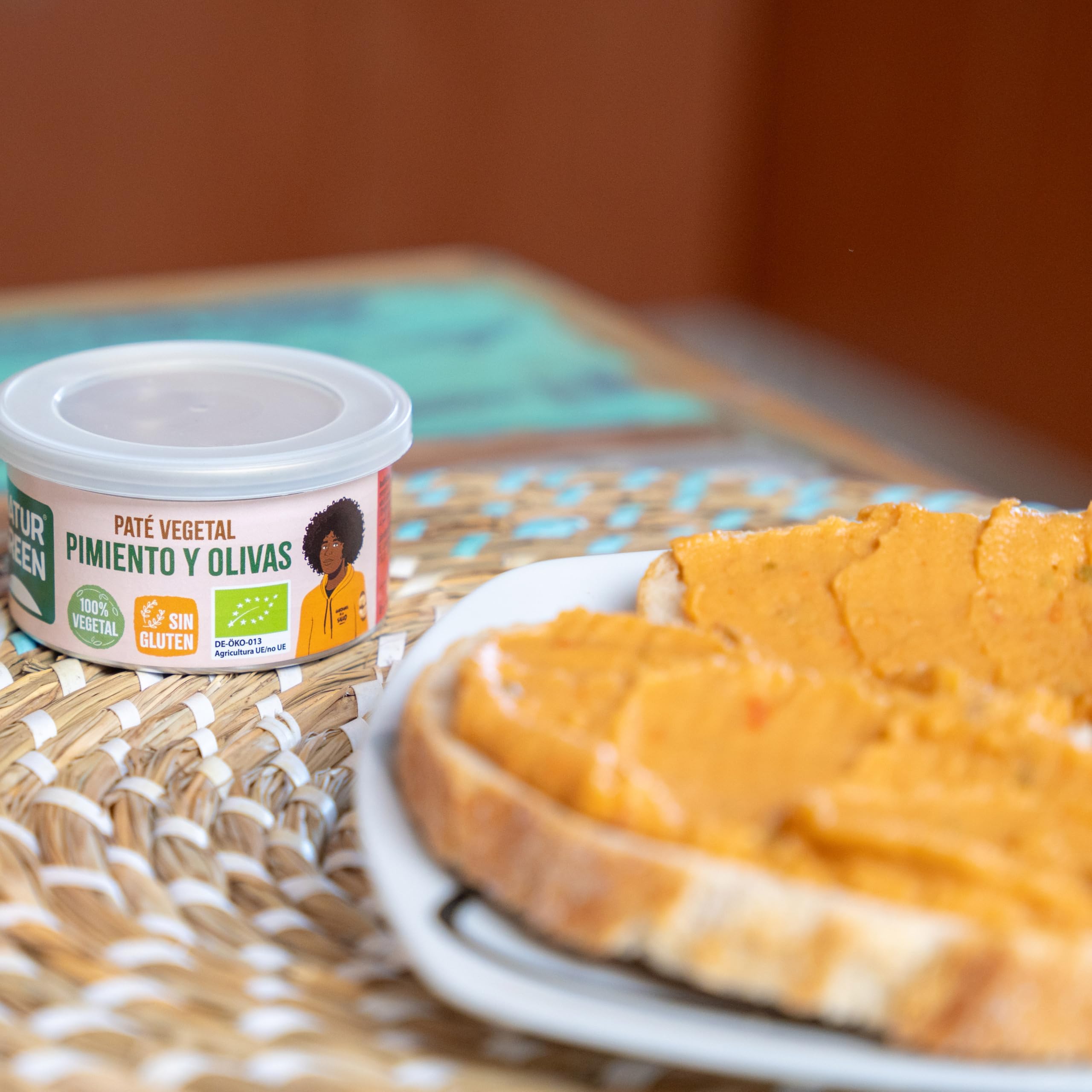 NaturGreen Pate Pimiento y Olivas 125 g