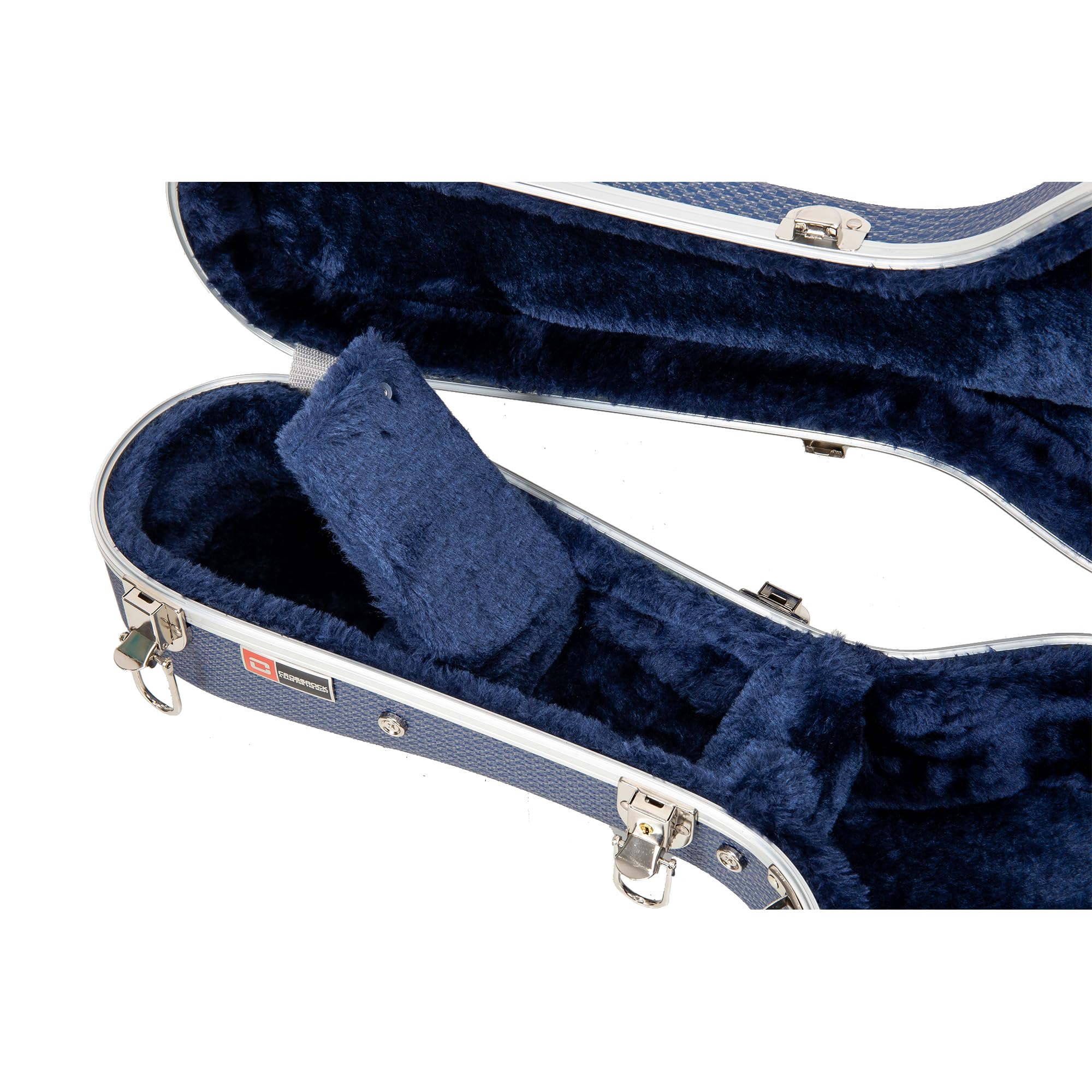 Crossrock cra800tubl ABS Tenor ukelele funda rígida, color azul