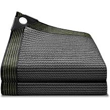 90% Grey Shade Cloth, 6.5x10FT Resistant Garden Sun Shade Net, Durable Mesh Shade Tarp with Reinforced Grommets for Greenhouse, Plant, Chicken Coop, Pergola, Swimming, Canopy,Patio,Garden