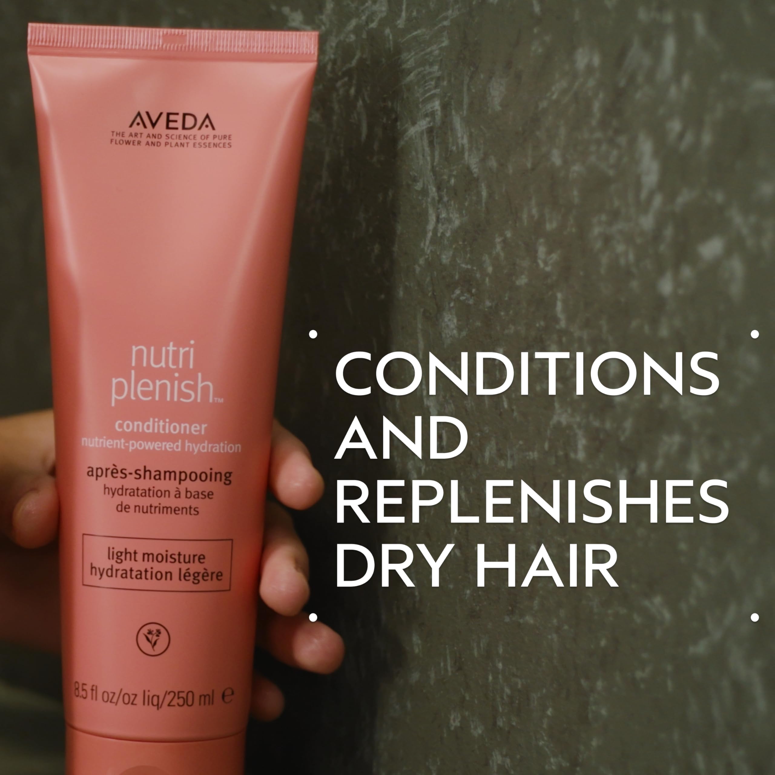 Aveda Nutriplenish Conditioner Light Moisture | Hydrating Conditioner for Fine to Medium Dry Hair | Organic Pomegranate Oil, Coconut Oil, Mango Butter | 96% Naturally Derived*