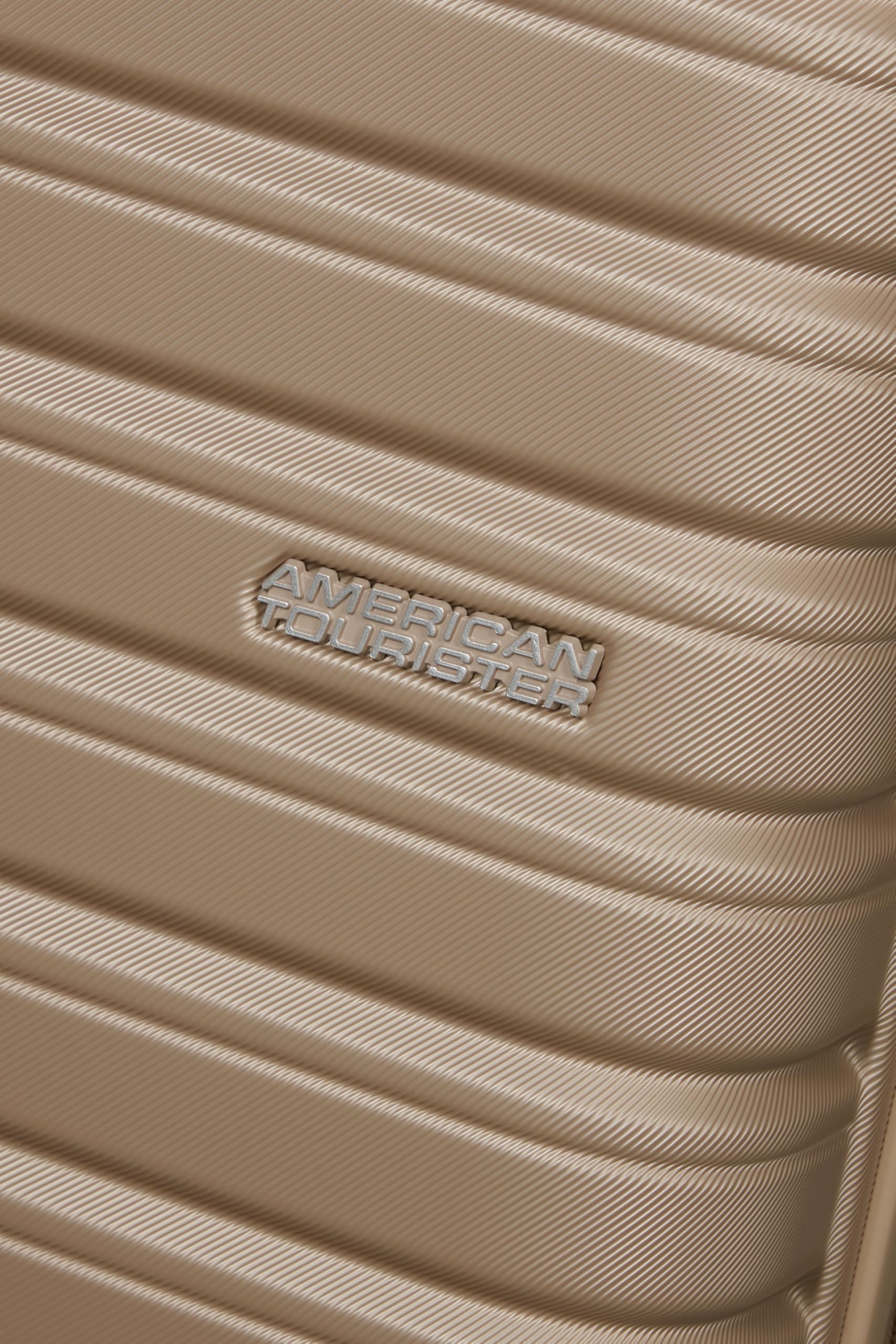 American Tourister Flashline, Twarda Obudowa Bagażu Podręcznego 55 X 40 X 20 cm, Wózek Kabinowy Dla Ryanair i Większości Linii Lotniczych, 34 L, Złoto Kości Słoniowej