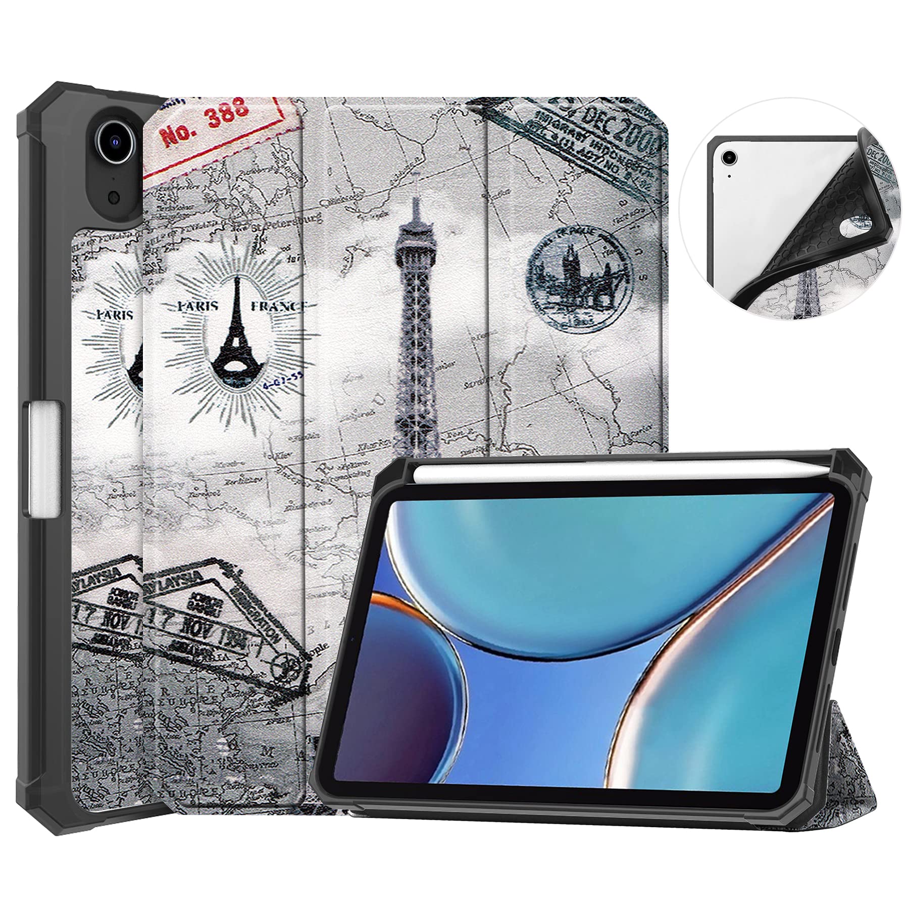 Amazon.co.jp: iPad mini 7 ケース iPad mini 6 ケース ペンホルダー 