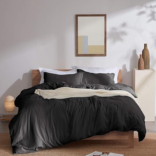 Miniatura 8 de Sleep Zone Juego de funda de edredón para cama, control de la temperatura, 120 gsm, cierre ultra suave, con ataduras en las esquinas 3 unidades