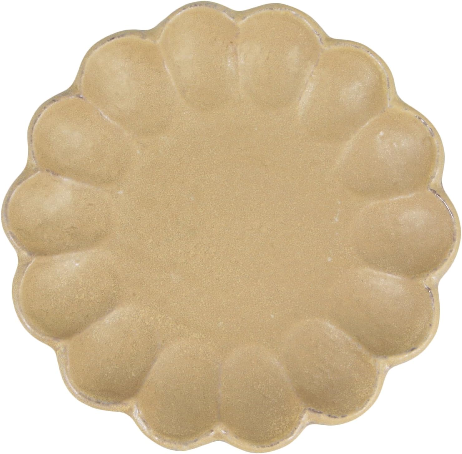 Mino Ware 555-0045 Kaneko Komohei Linka Plate, Serving Plate, Black, Kneeling Flowers, Diameter 5.5 inches (14 cm), Microwave and Dishwasher Safe, Made in Japan