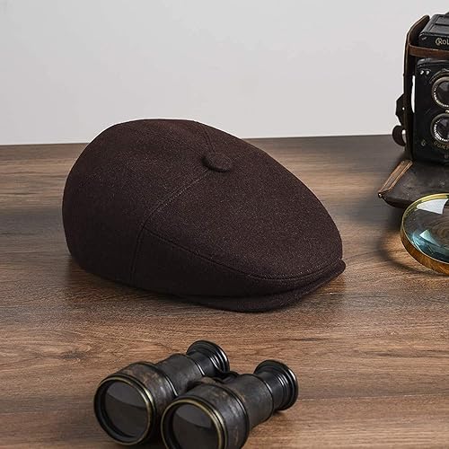 Miniatura 3 de Gorra de Newsboy para hombre, gorra plana, mezcla de lana de hiedra, gorras para hombre, sombrero de Gatsby