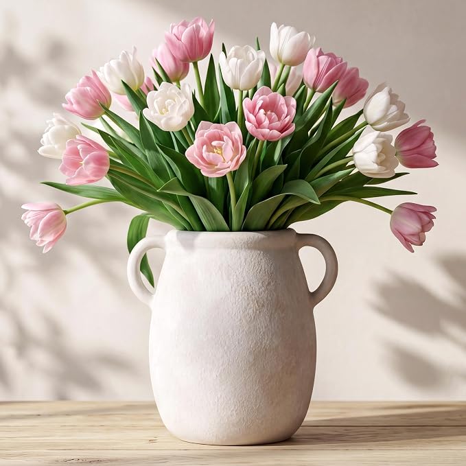Rustic Ceramic Flower Vase