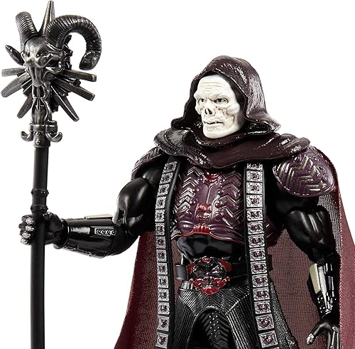 Miniatura 5 de Masters of the Universe Masterverse Figura de acción, Skeletor articulado MOTU coleccionable con piezas intercambiables y accesorios