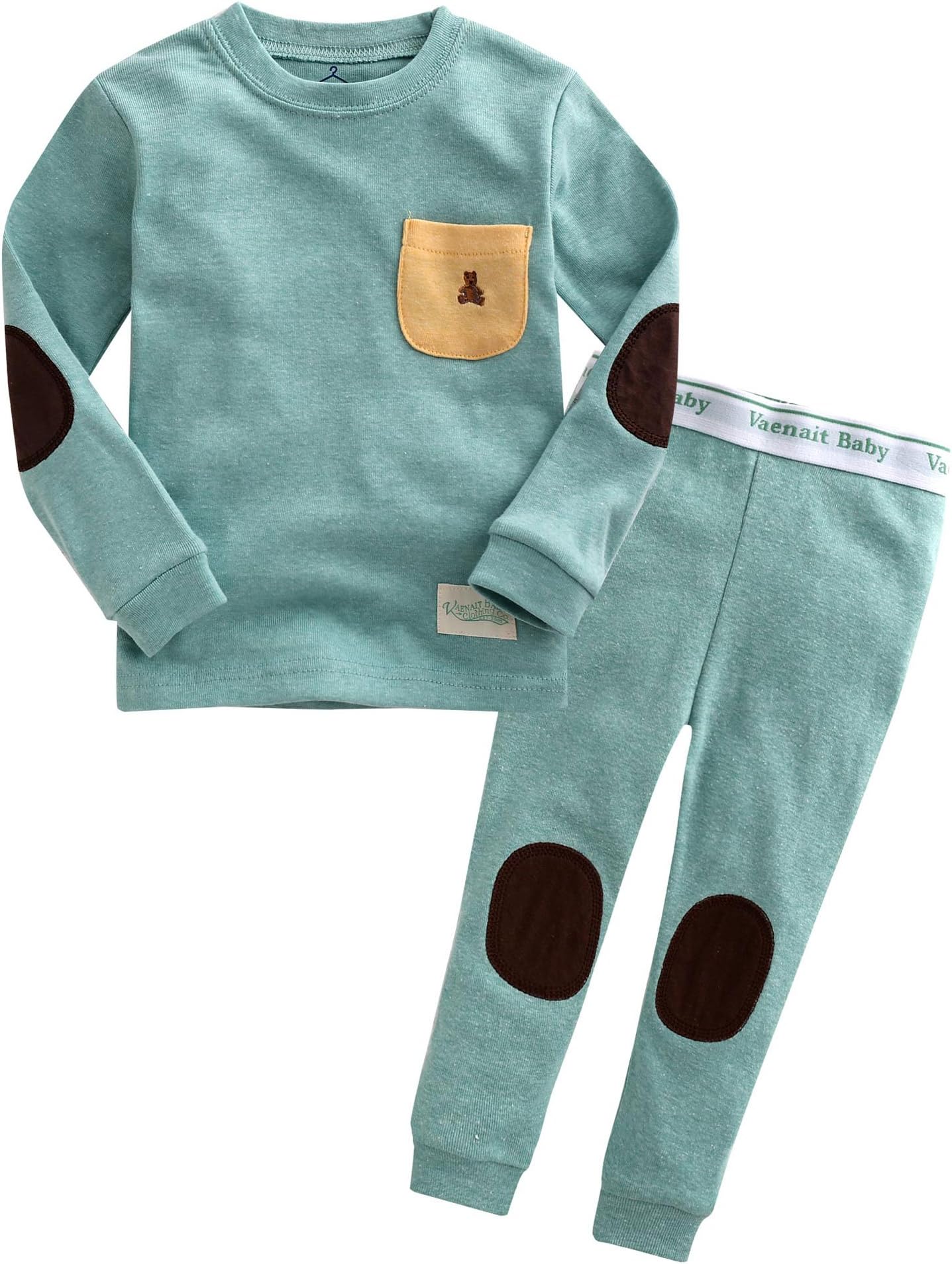 12M-12Y Kids Boys Girls Unisex Toddler Colorful Stripe/Simple Holiday Sleepwear Pajama 2pcs Set