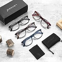 Vista 76 de 1/2/4/5 Pack Computer Reading Glasses Blue Light Blocking Readers Spring Hinge for Women Men