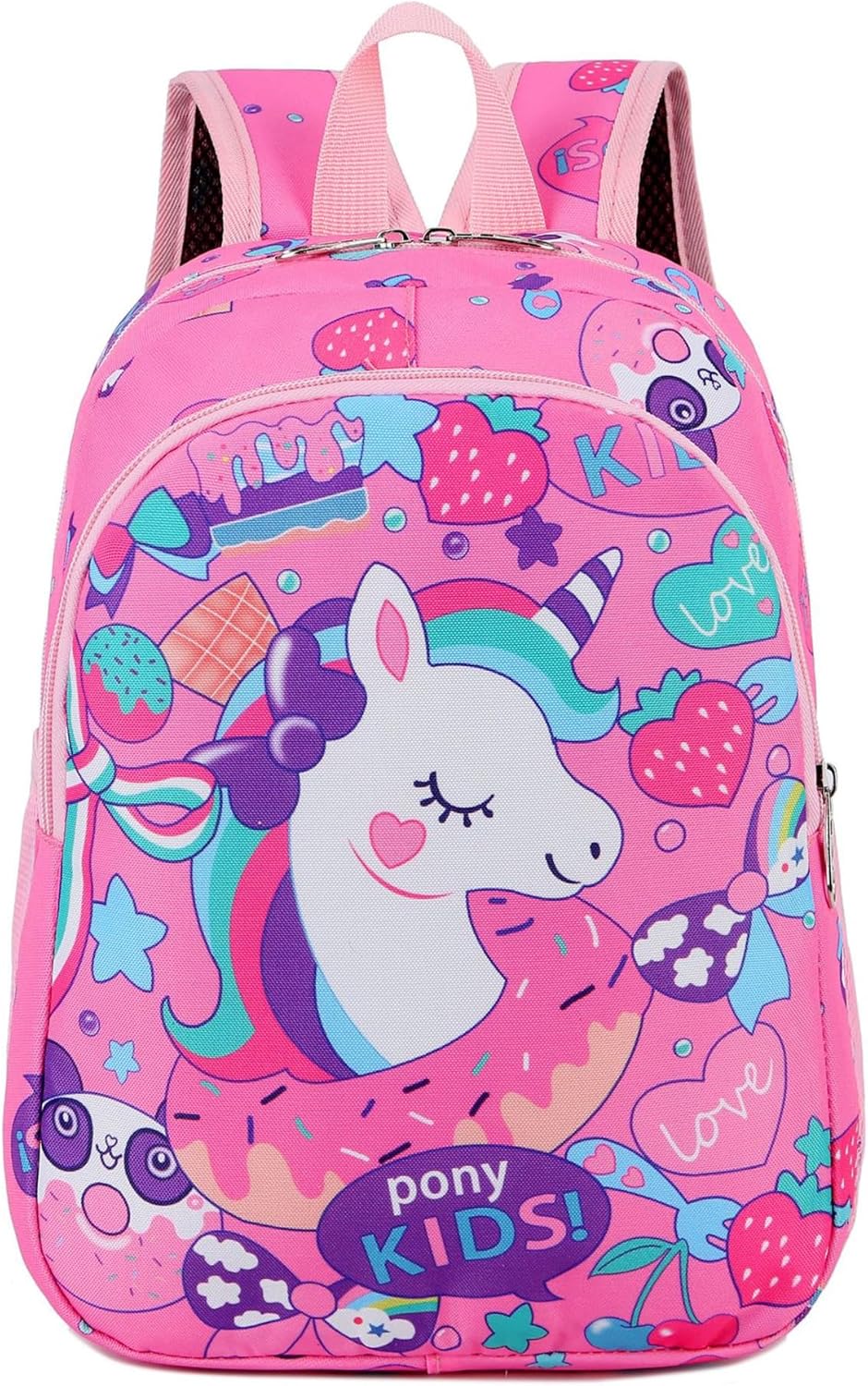 CHERUBIC Kids Toddler Cute Backpack Little Cartoon Travel Lightweight Bag Daypack For 3 Girls Boys (Unicorn) - Image 2