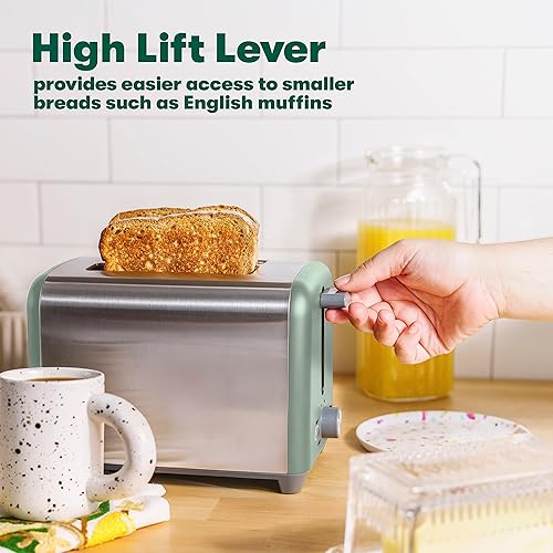Vista 44 de BELLA Tostadora de 2 rebanadas, resultados rápidos y uniformes cada vez, ranuras anchas que se adaptan a cualquier tamaño de pan como bagels o Acero