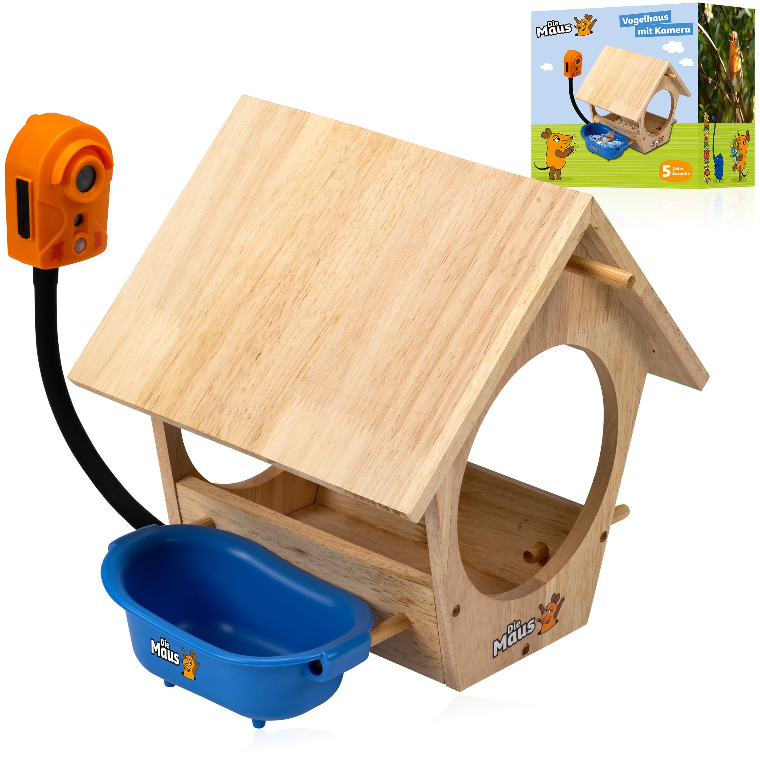 DieMaus Vogelhaus mit Kamera