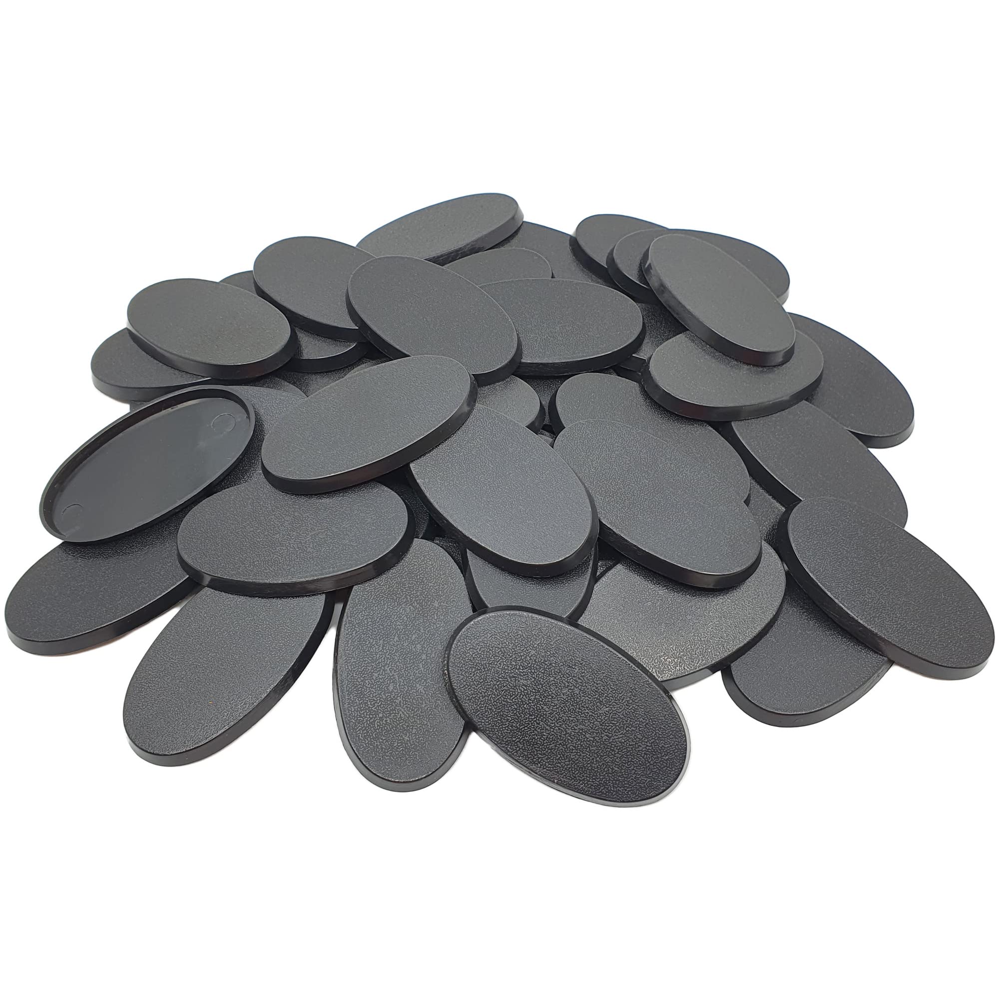 HOBBY HEAVEN By Hobbyists. For Hobbyists. 60x35mm Oval Plastic Wargaming Bases (5pcs)