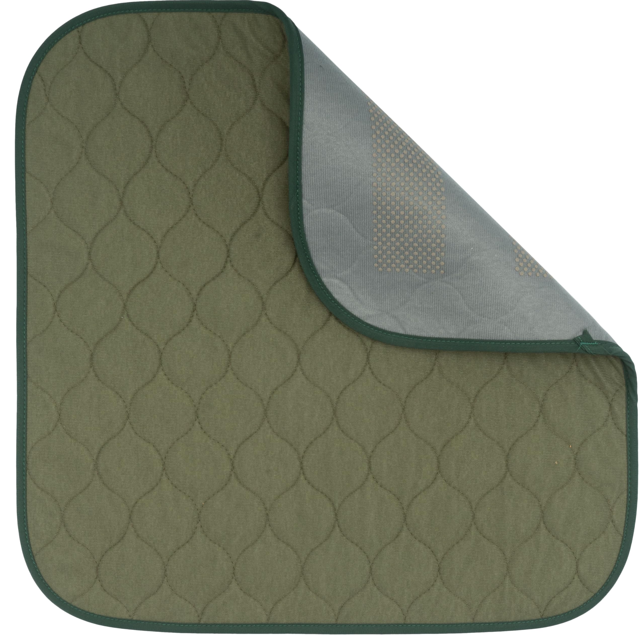Sensalou Incontinence Chair Pad Seat Pad Waterproof Washable 45 x 45 cm Green