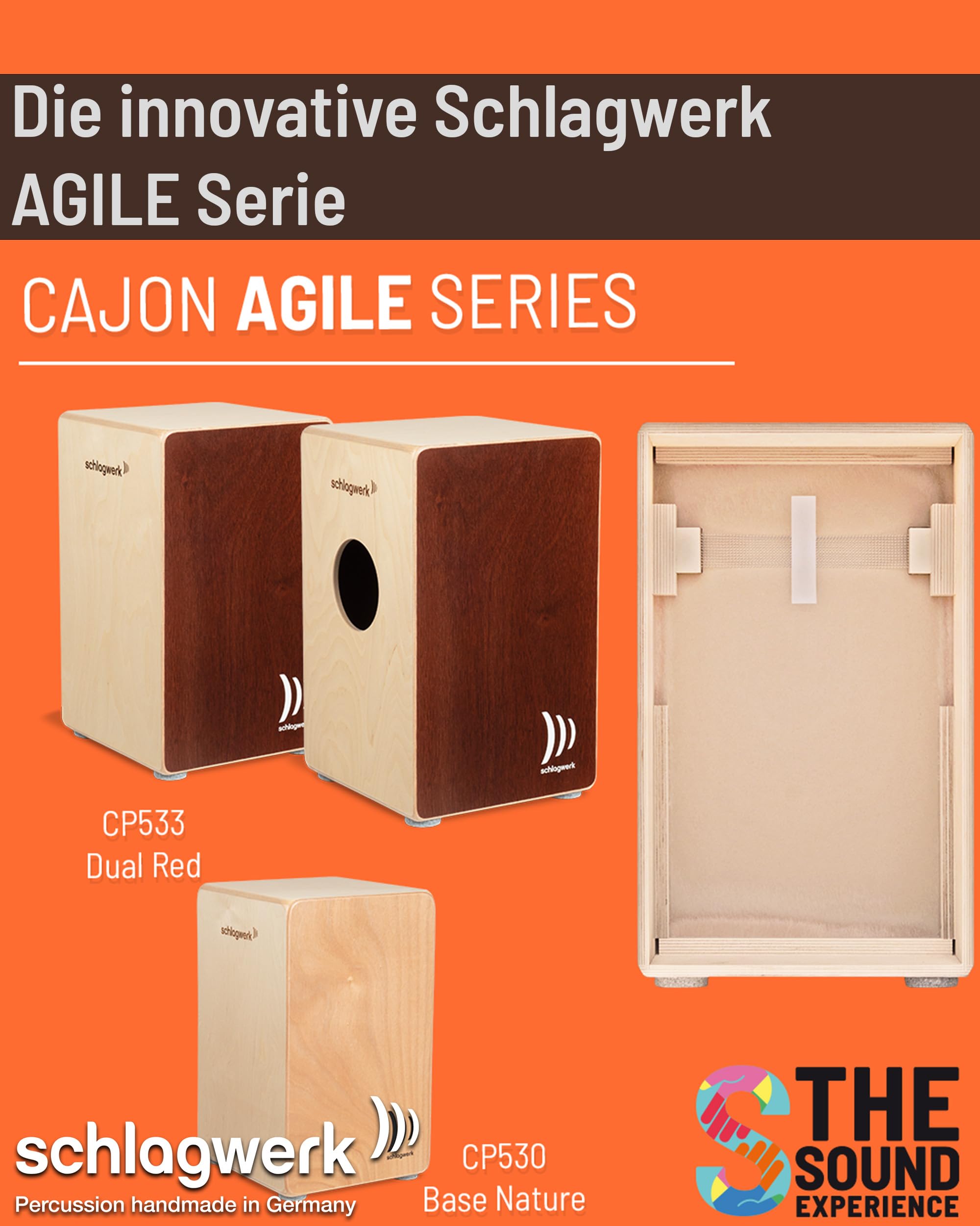 Schlagwerk  Agile pro カホン Cajon Agile | Cajons | Schlagwerk