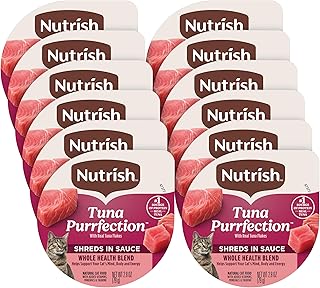 Nutrish Grain Free Wet Cat Food Tuna Purrfection Whole Health Blend with Real Tuna