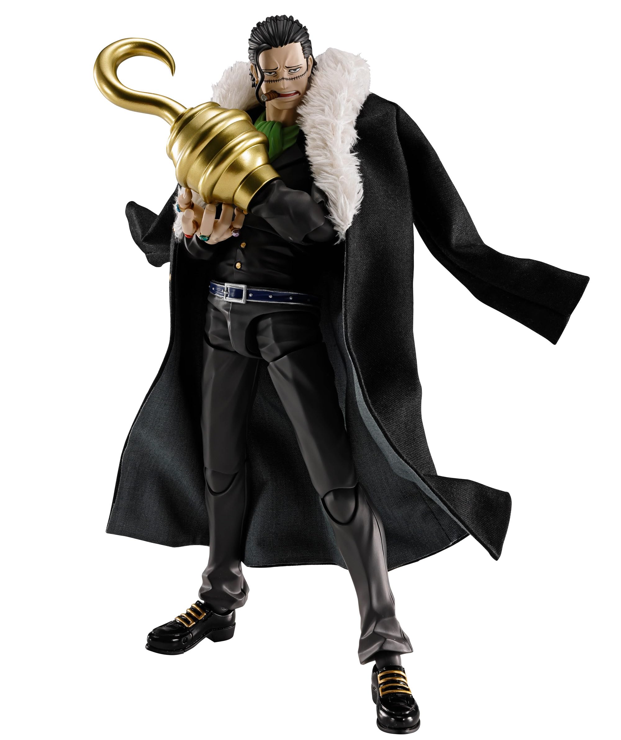 TAMASHII NATIONS S.H.フィギュアーツ ONE PIECE サー・クロコダイル -マリンフォード頂上決戦- 約180mm PVC&ABS製 塗装済み可動フィギュア