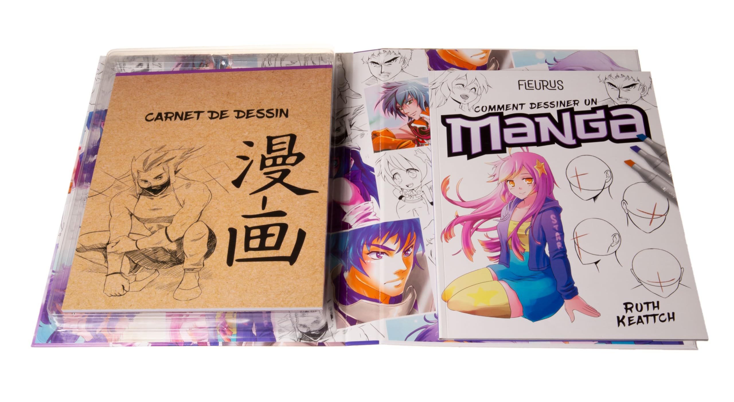 Comment dessiner un manga: Avec 6 feutres pro et 1 marqueur