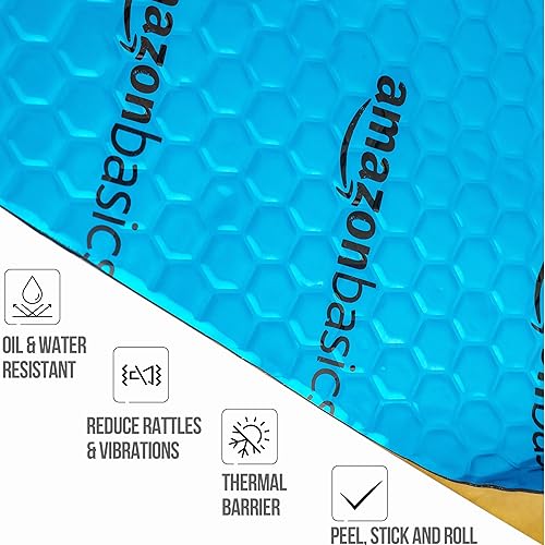 Vista 4 de Yaxa Basics - Alfombrilla de amortiguamiento de sonido para automóvil, 14.5 x 10 pulgadas, paquete de 10