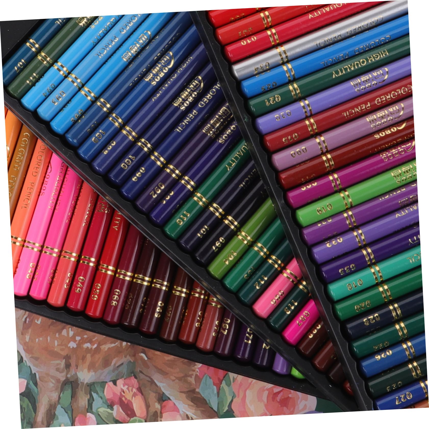 120 pièces Crayons de Couleur Huileux Couleurs Ensemble de Crayons Artistiques pour Adultes et Garçon Fille Boîte Transparente Facile à Utiliser et Durables pour Dessin et