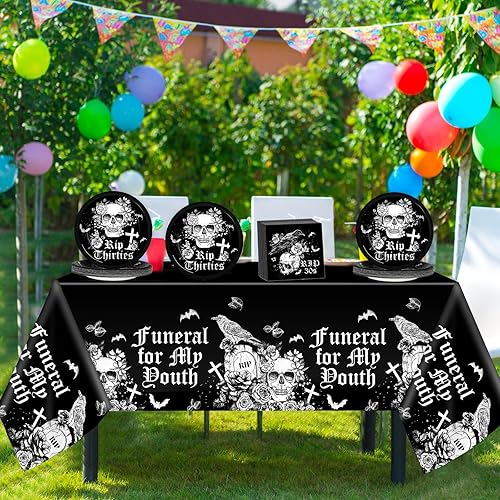 Vista 21 de Qyeahkj Platos de decoración de fiesta de cumpleaños de fútbol, servilletas, suministros de mantel, suministros para 24 invitados, vajilla