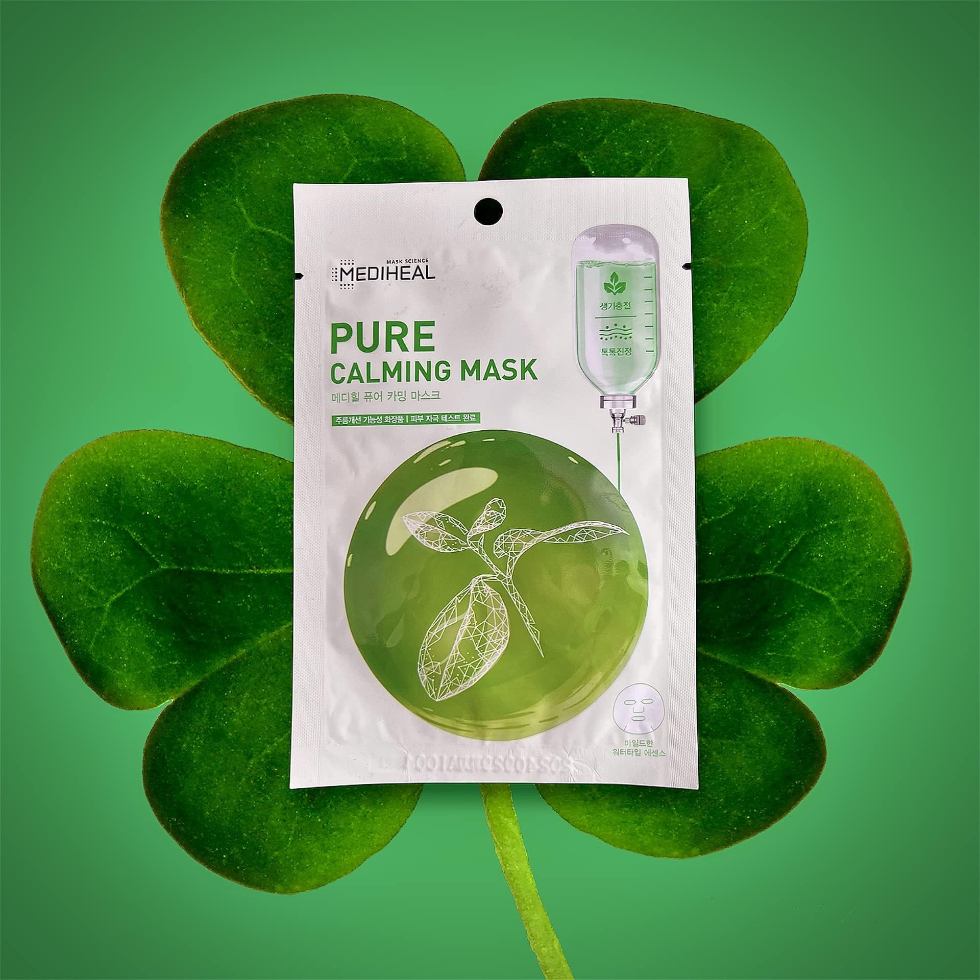 Mediheal Pure Calming Sheet Mask | Made Of Cellulose | Formulated With Watery Essence To Help Soothe Skin | 1 Sheet, (20 Ml)