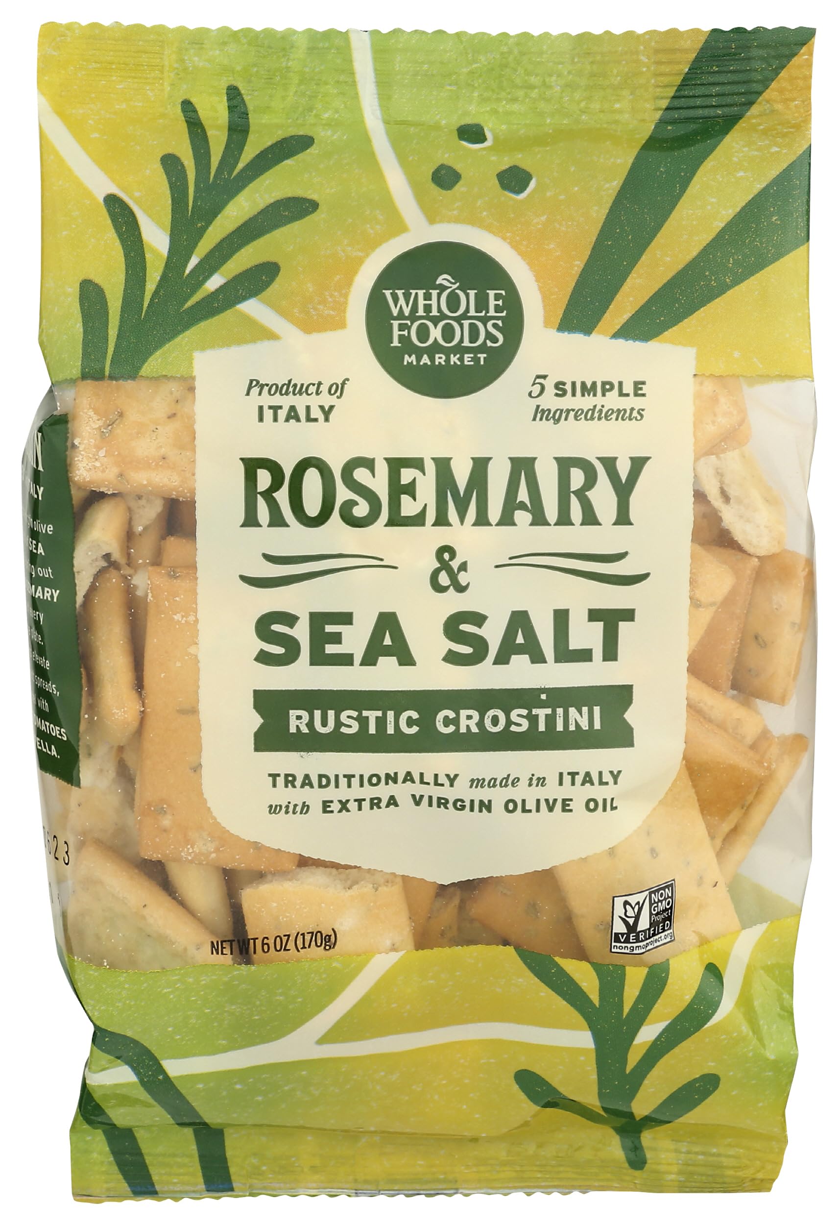 SEA SALT & ROSEMARY CROSTINI, SEA SALT & ROSEMARY