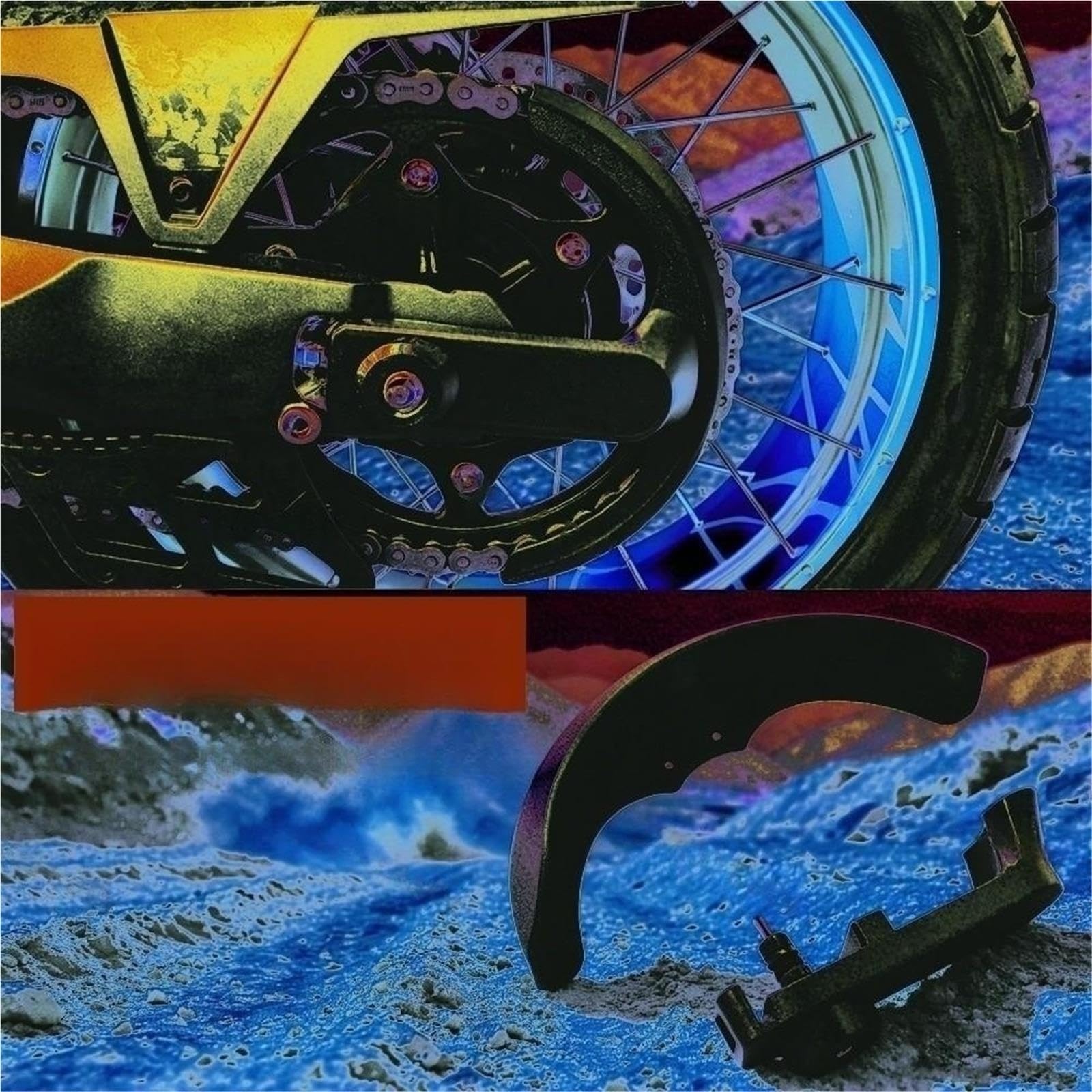 Motocyklowej łańcucha Protector Do DS800X