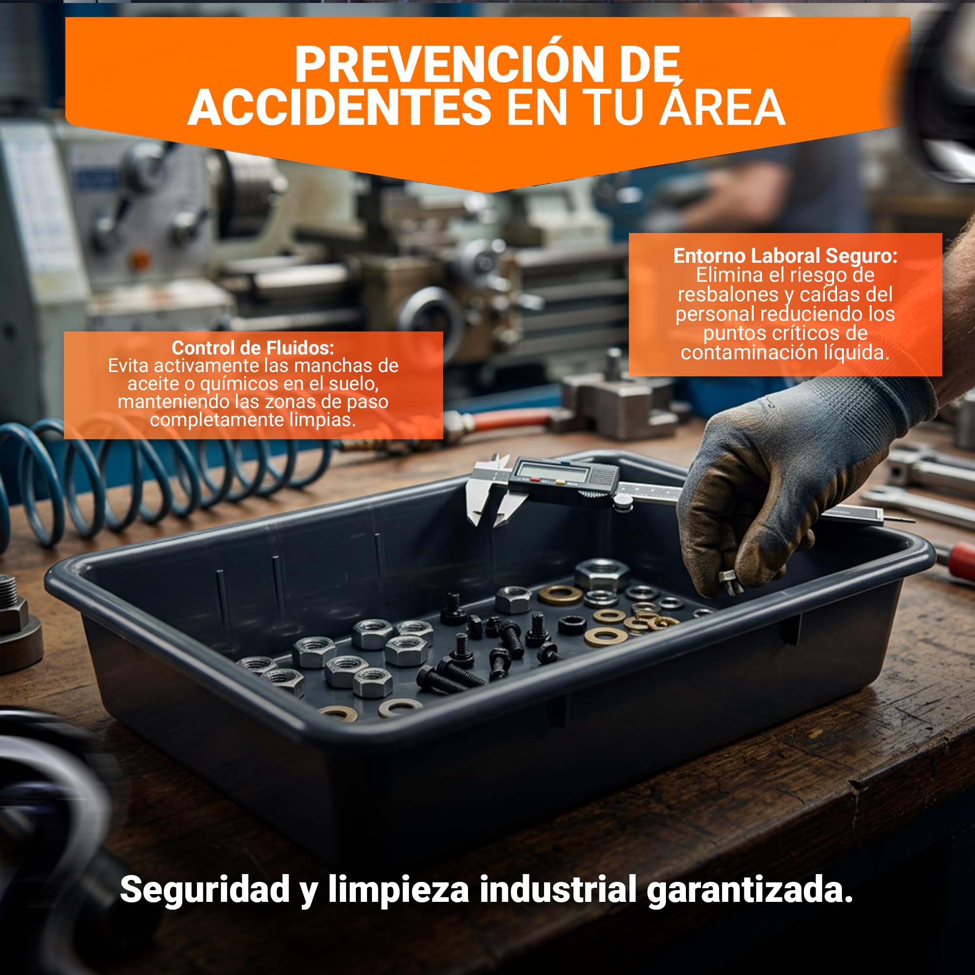 Cubeto Retención 65L | Almacenamiento, Polietileno y Goteo