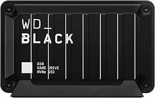 WD_BLACK 1TB D30 Game Drive SSD - Portable External Solid State Drive, Compatible with Playstation, Xbox, & PC, Up to...