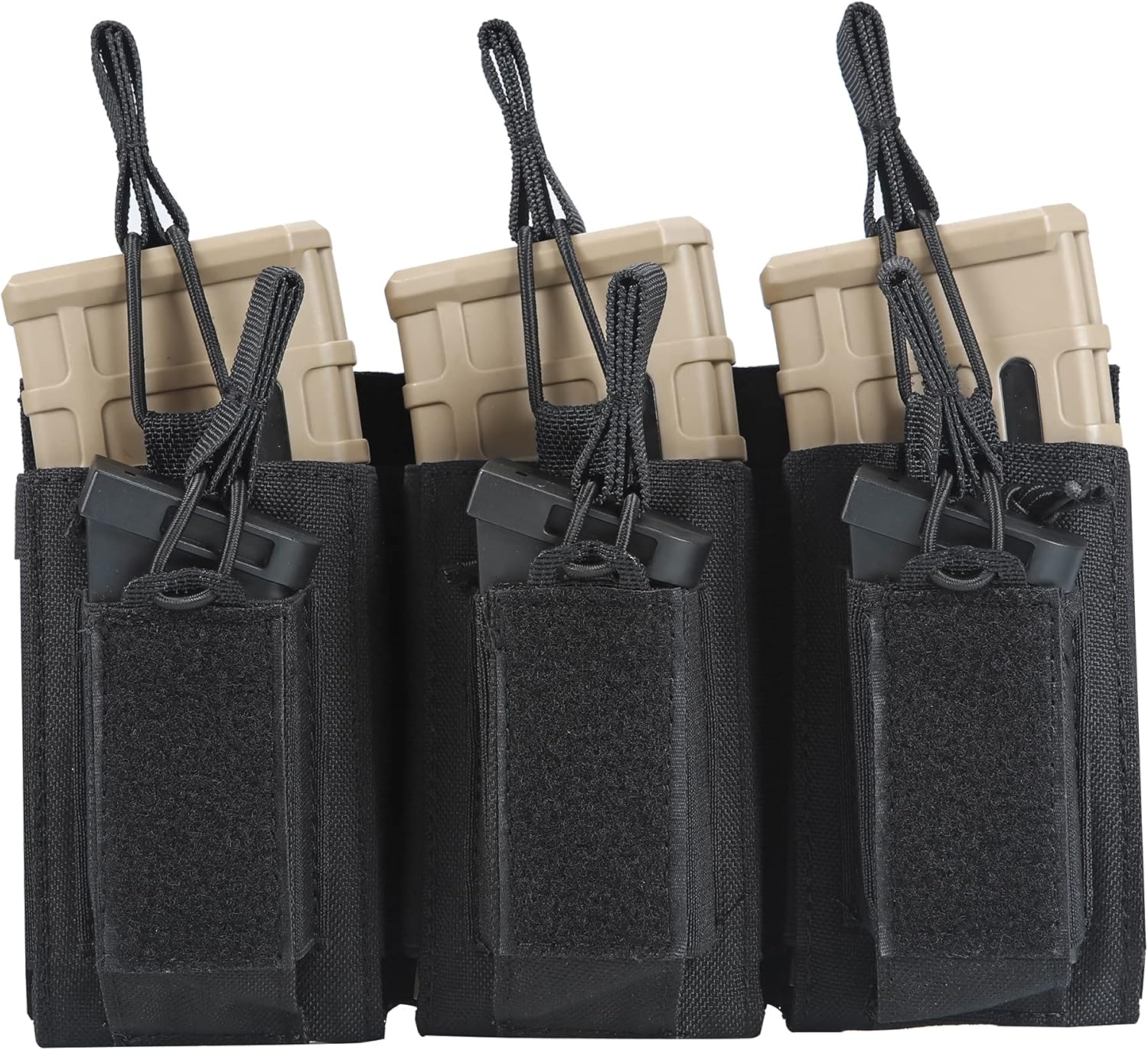 Tactical MOLLE Triple Mag Pouch for M4 M14 M16 AK AR 5.56