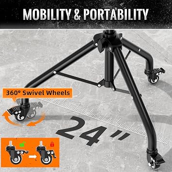Rolling Tool Utility Cart with Wheels, Work Bench for Garage with Magnetic Tray Mechanic Tool Organizer Rolling Tray Storage Tool Cart