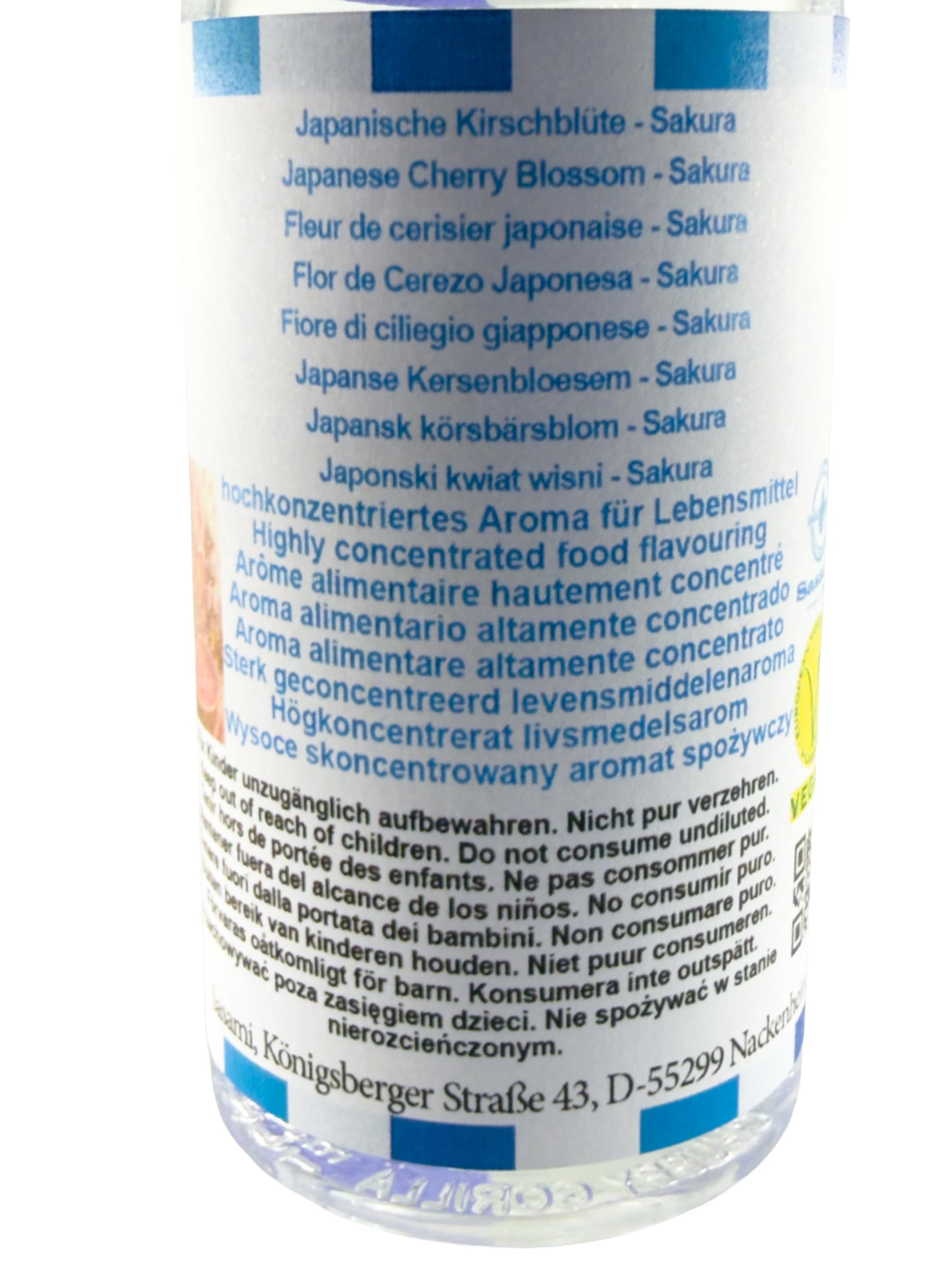 Japanische Kirschblüte - Sakura Aroma Konzentrat - Vegan - Sasami - 100ml
