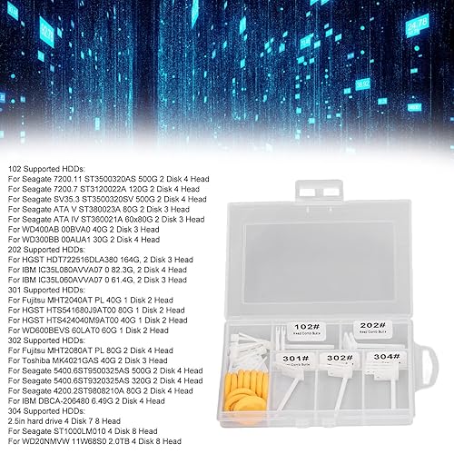 Miniatura 9 de Herramientas de disco duro, herramienta de reparación de TPU, disco duro magnético Caja de disco duro móvil magnético 2. 5in 3. 5in HDD Magnetic