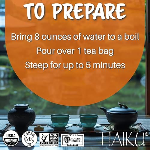 Miniatura 10 de HAIKU Bolsitas de té Sencha orgánicas, 16 CT