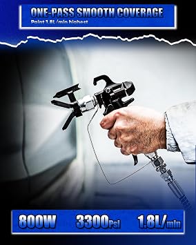 Airless Paint Sprayers, 3300 PSI, 0.47GPM