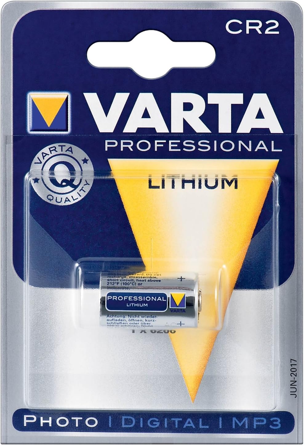 Varta Electronics CR2 Camera battery CR2 Lithium 880 mAh 3 V 1 pc(s)