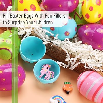 Mr. Pen- Printed Plastic Easter Eggs, 3 Inch, 30 Pack