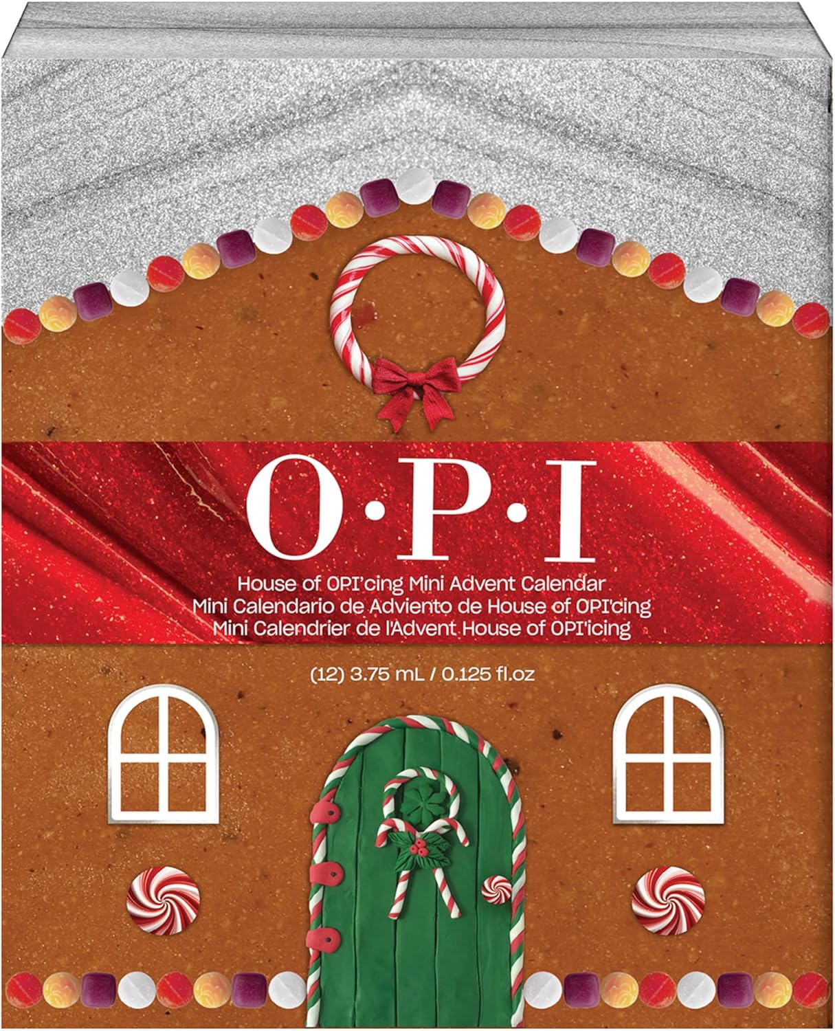 OPI Nail Lacquer 12PC Mini Gift Set | Shimmery & Crème Chip Resistant Nail Polish | 12 Day Advent Calendar | Good Enough to Treat Collection | Limited Edition Holiday 2025