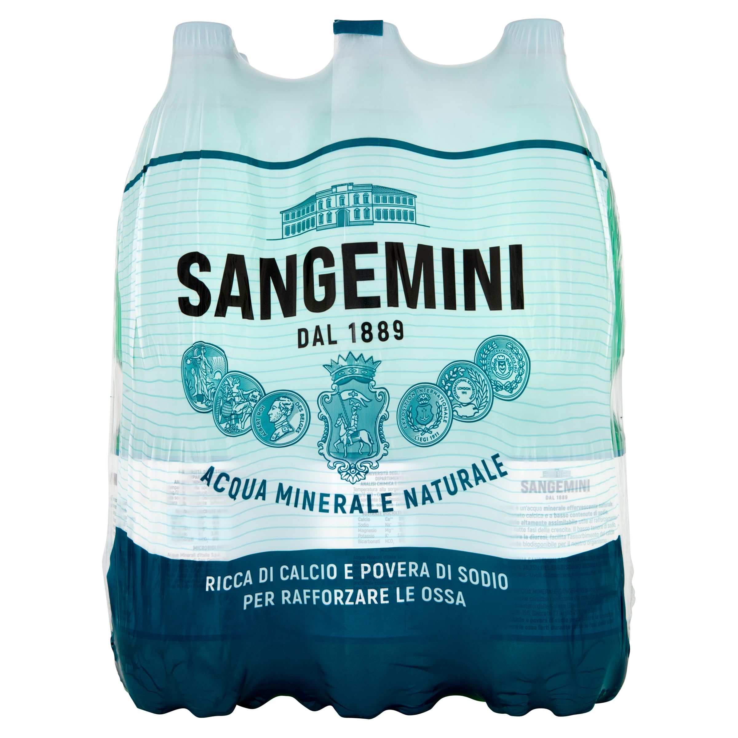 Sangemini Acqua Minerale Naturale 1.5L (Confezione da 6)