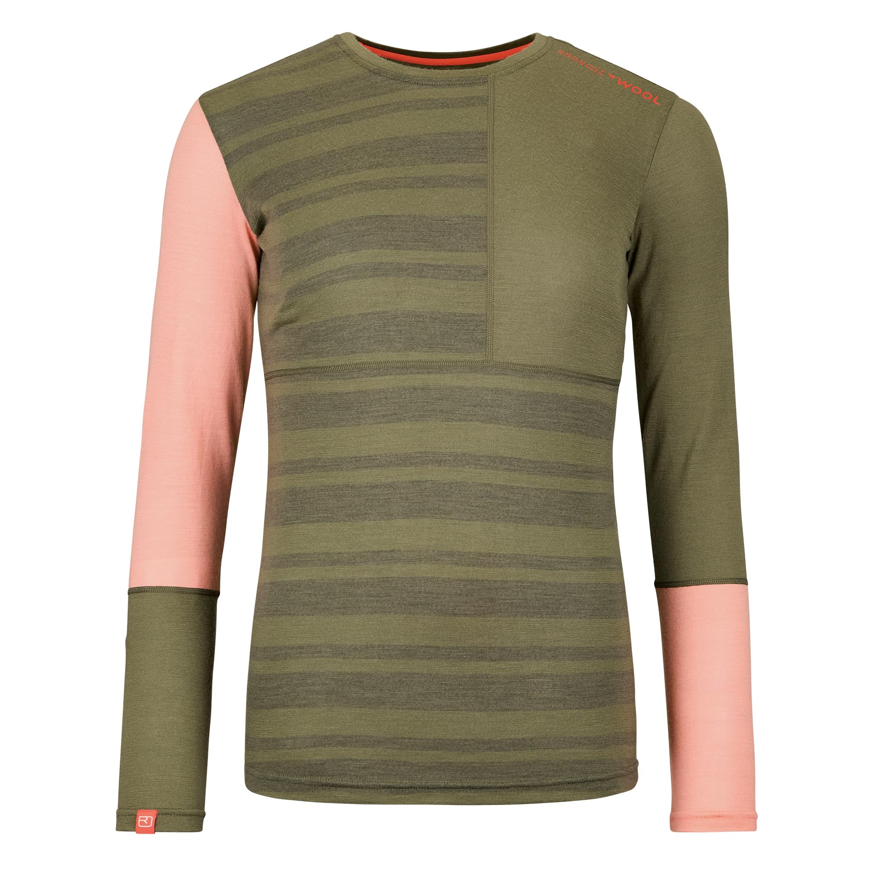 ORTOVOX 185 ROCK'N'WOOL Longsleeve, Damen, wild herbs, XL