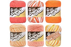 Lily Sugar 'n Cream Yarn Assortment: Creamsicle Cotton Comfort