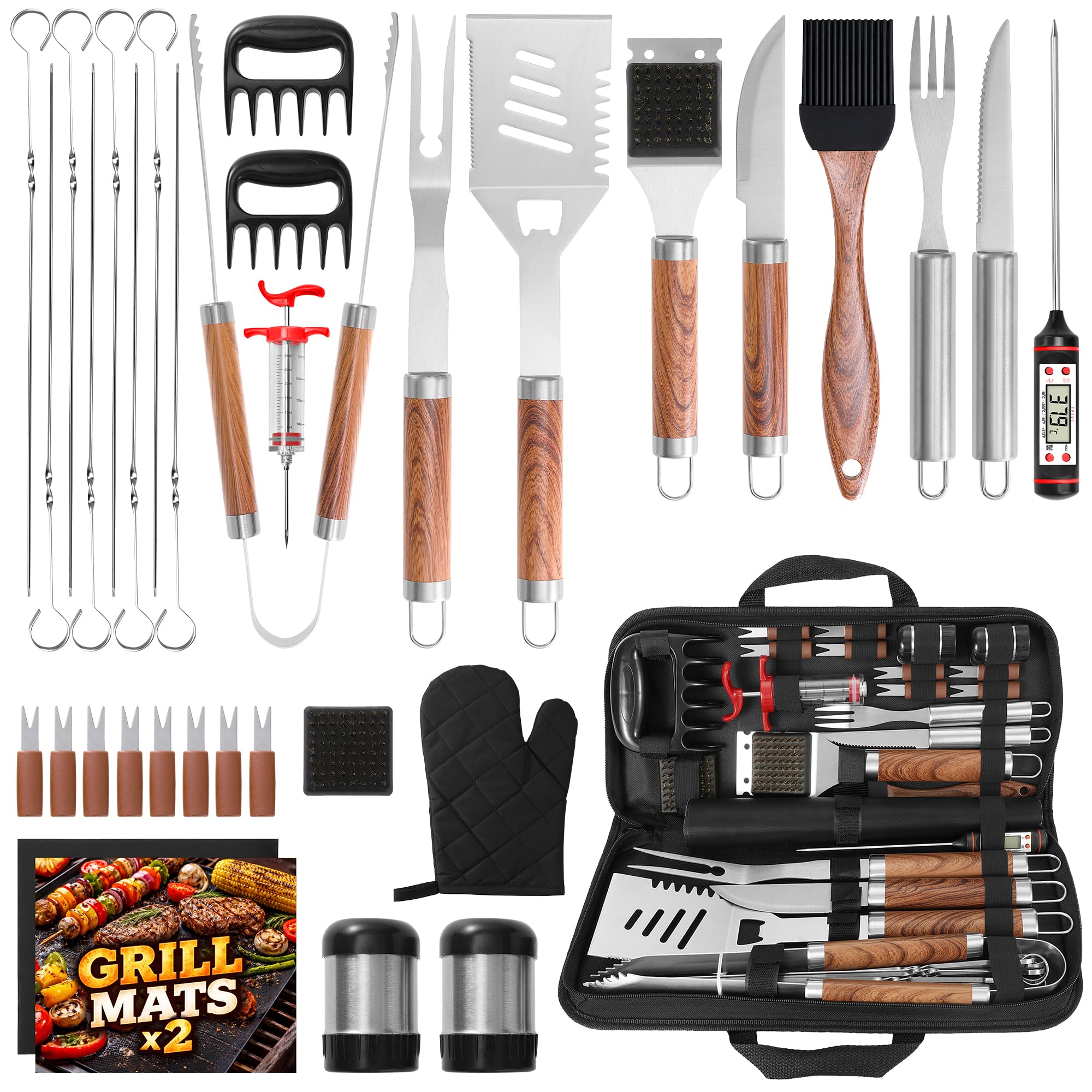 Kaluns 35PC BBQ Grill Tools Set