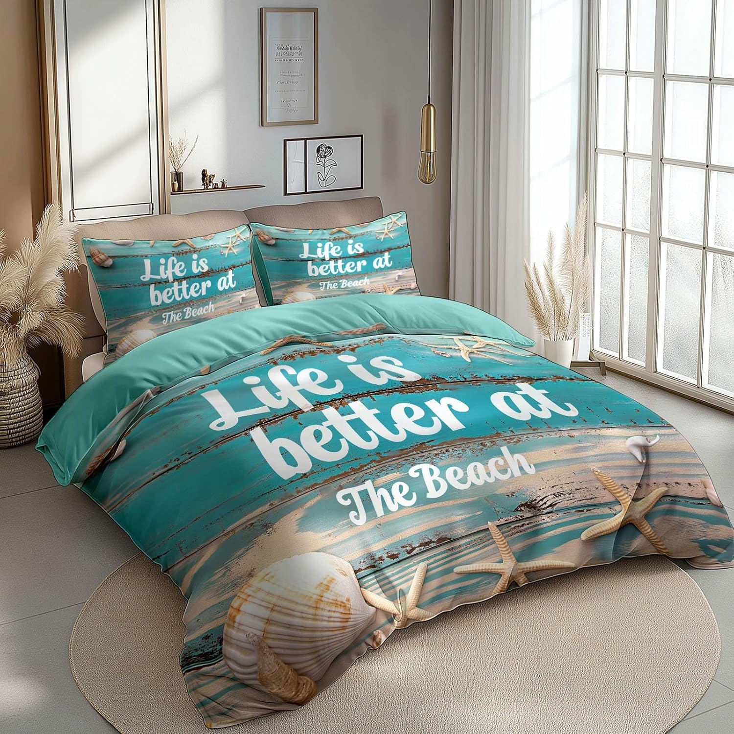 Bluey Bettwäsche Am Strand - 140x200cm Mit Kissenbezug Für Kinderbett