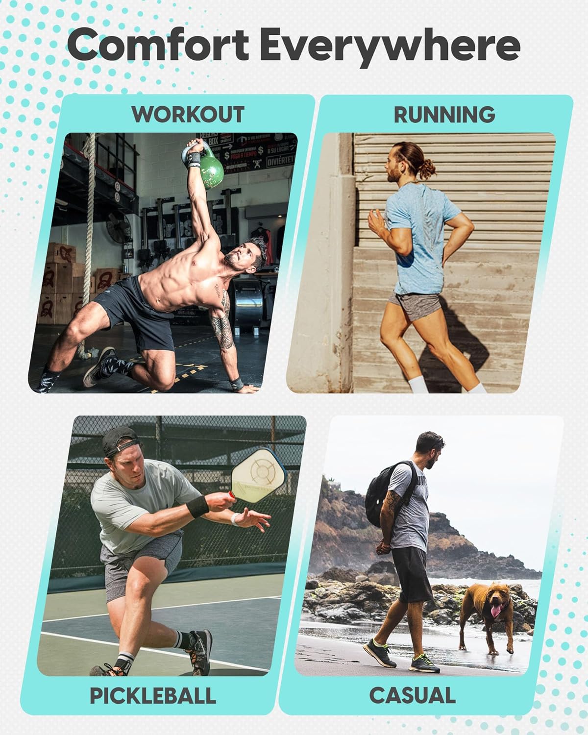 maamgic Mens Running Shorts with Compression Liner 5" Quick Dry Workout Shorts Anti-Chafe Gym Shorts 2 in 1 Athletic Shorts - Image 7