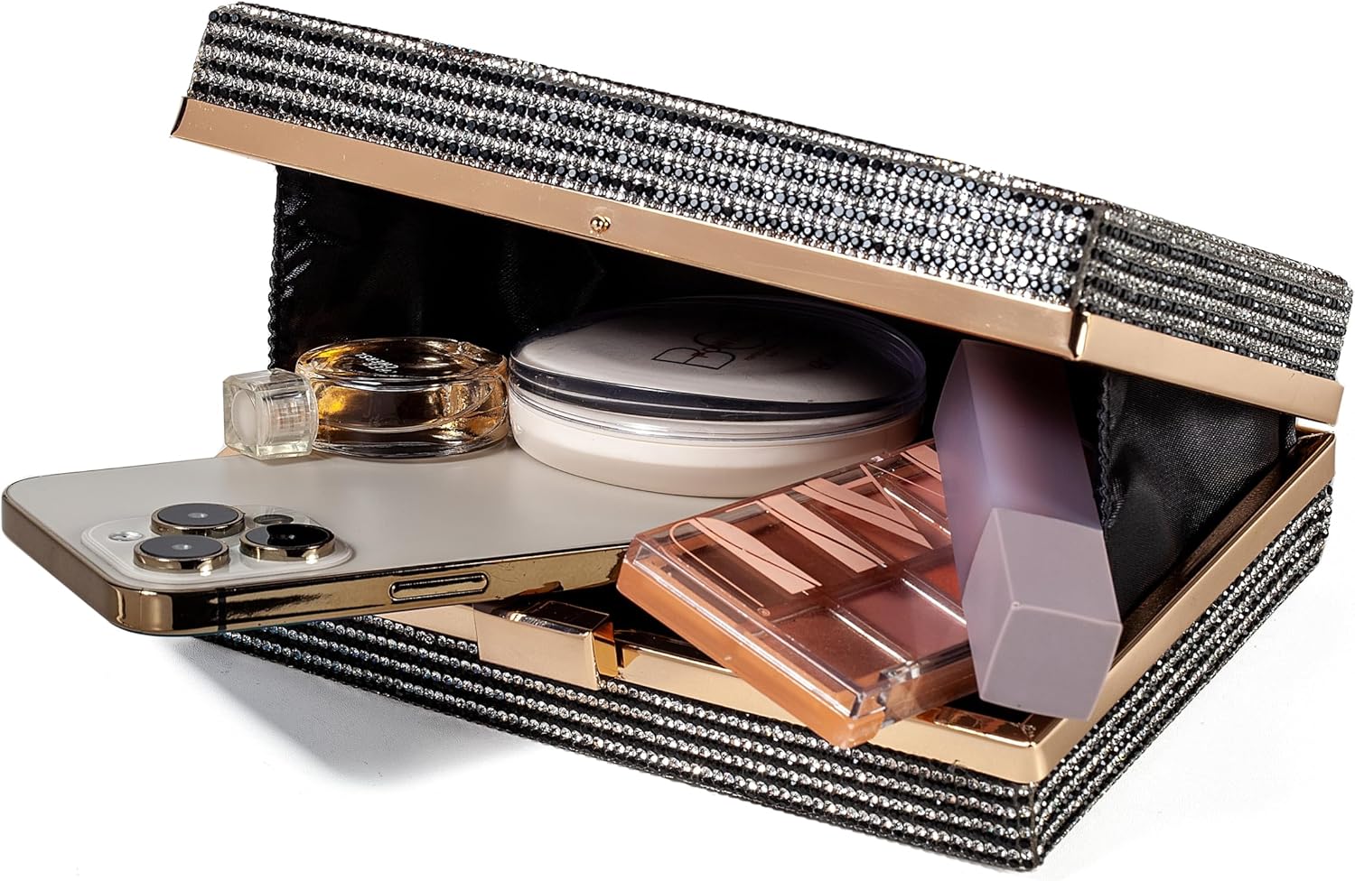 Women Retro Crossbody Bag Rhinestone Fun Unique Evening Clutch Purses for Women - Image 6